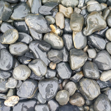 黑色石子