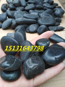 【大同黑色鹅卵石批发装饰黑色雨花石价格铺路黑色砾石厂家】- 